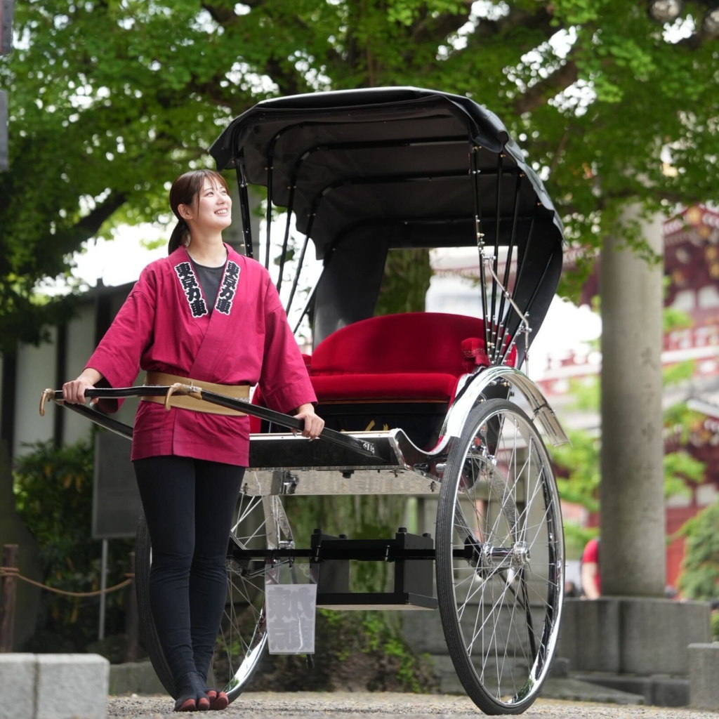 人力車乗車体験&写真撮影