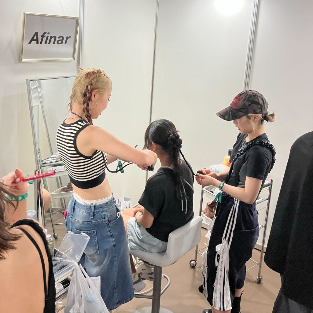 Afinar ヘアアレンジブース